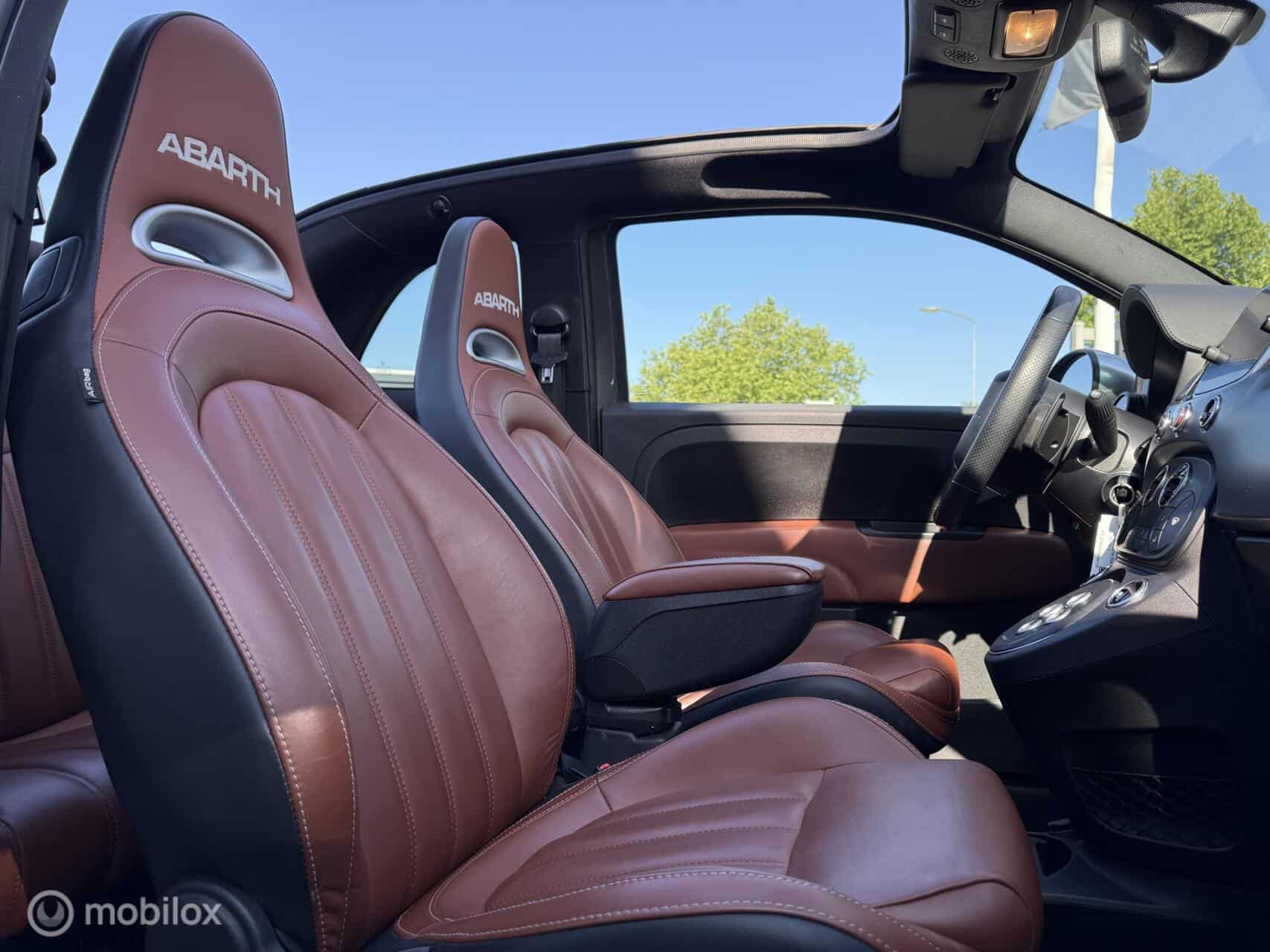 Fiat 500 1.4 T-Jet Abarth Turismo | Automaat | Cabrio | Leer