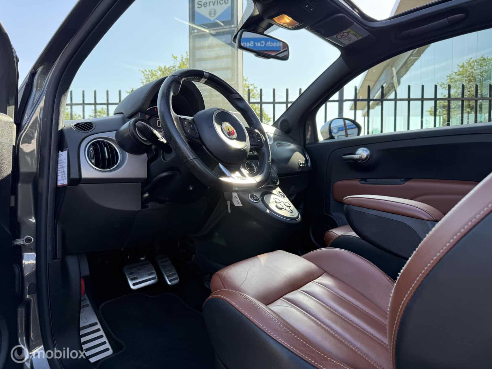 Fiat 500 1.4 T-Jet Abarth Turismo | Automaat | Cabrio | Leer