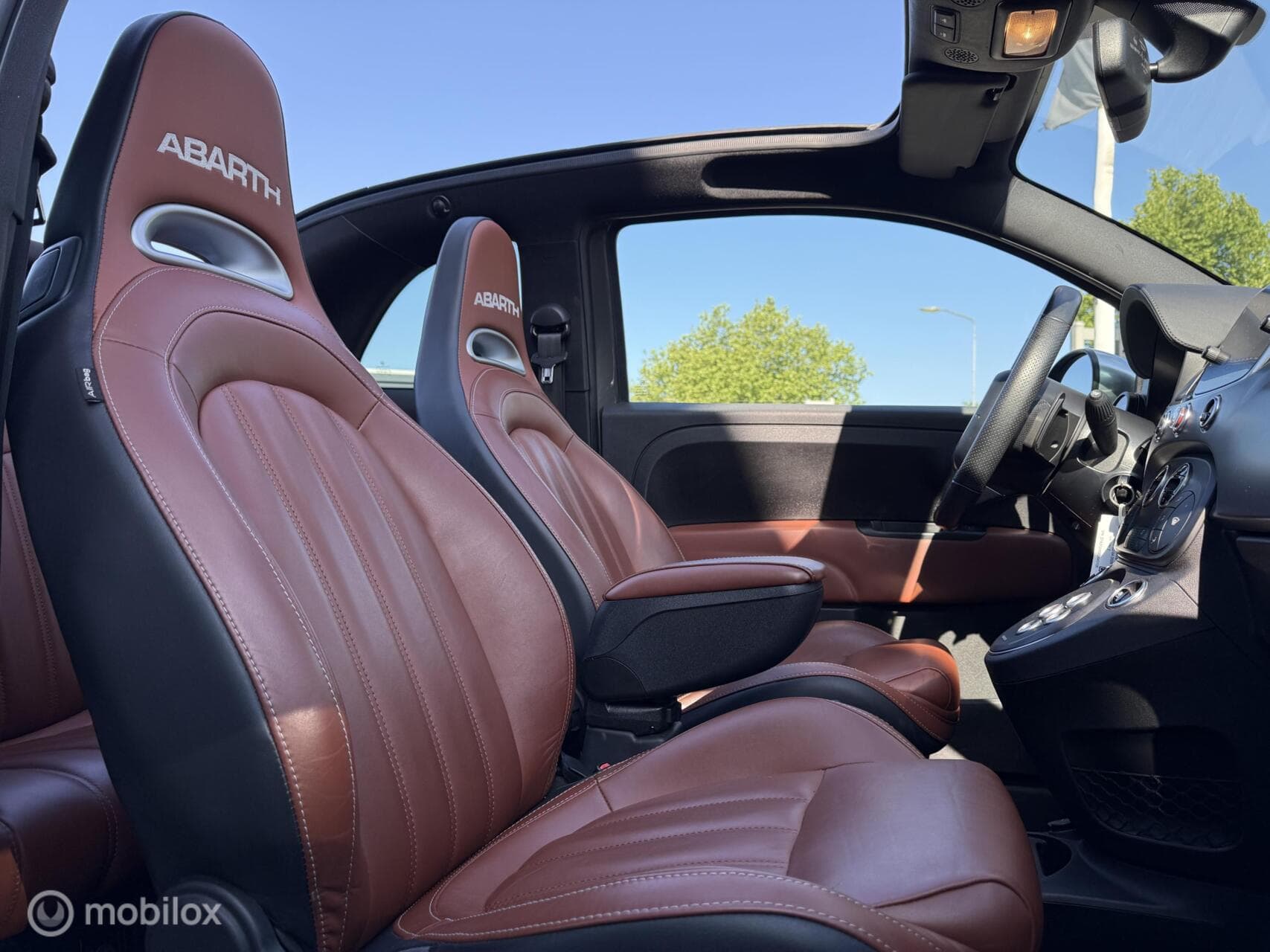 Fiat 500 1.4 T-Jet Abarth Turismo | Automaat | Cabrio | Leer