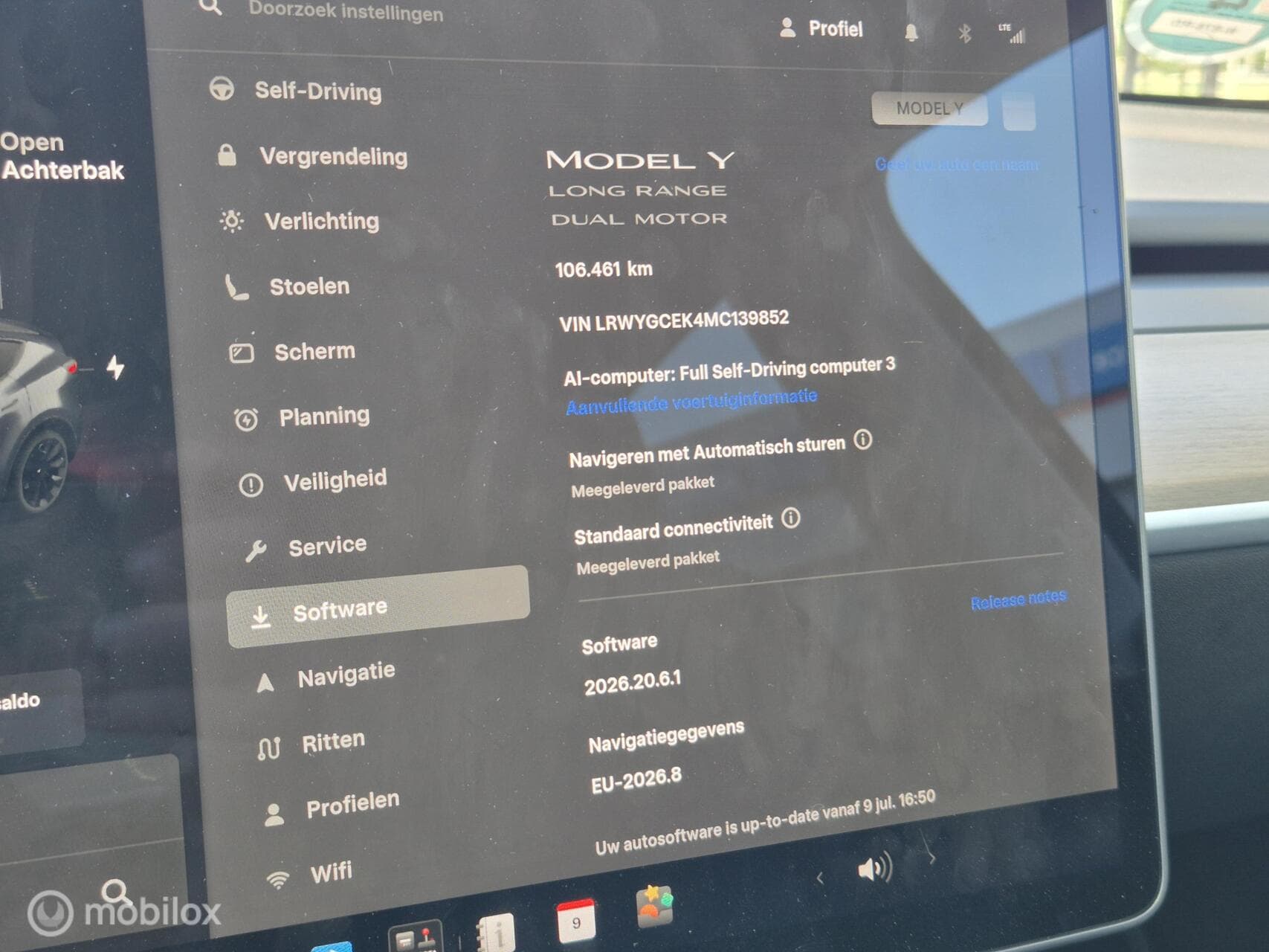 Tesla Model Y Long Range AWD 75 kWh SoH 92%